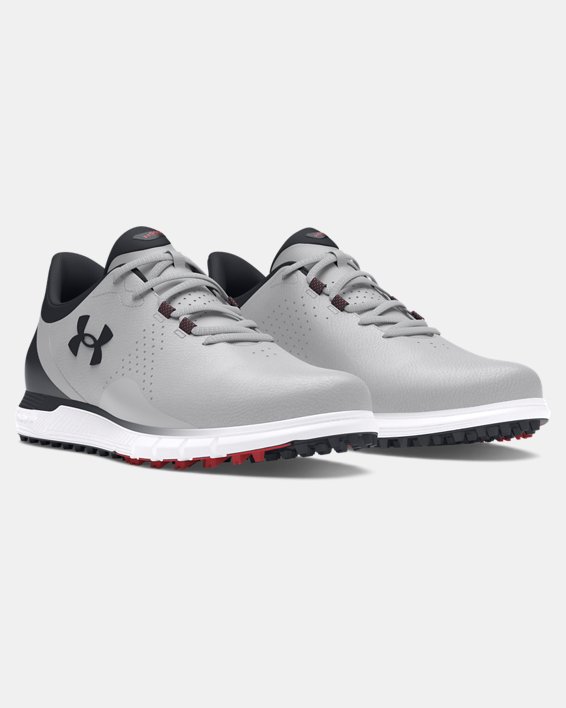 Men's UA Drive Fade Spikeless Golf Shoes in Gray image number 3